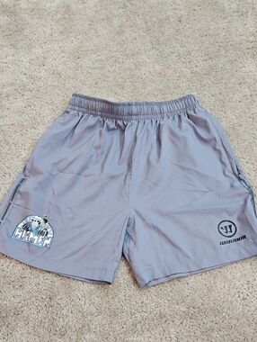 Jersey Hitmen Men's Warrior Light Gray Athletic Shorts